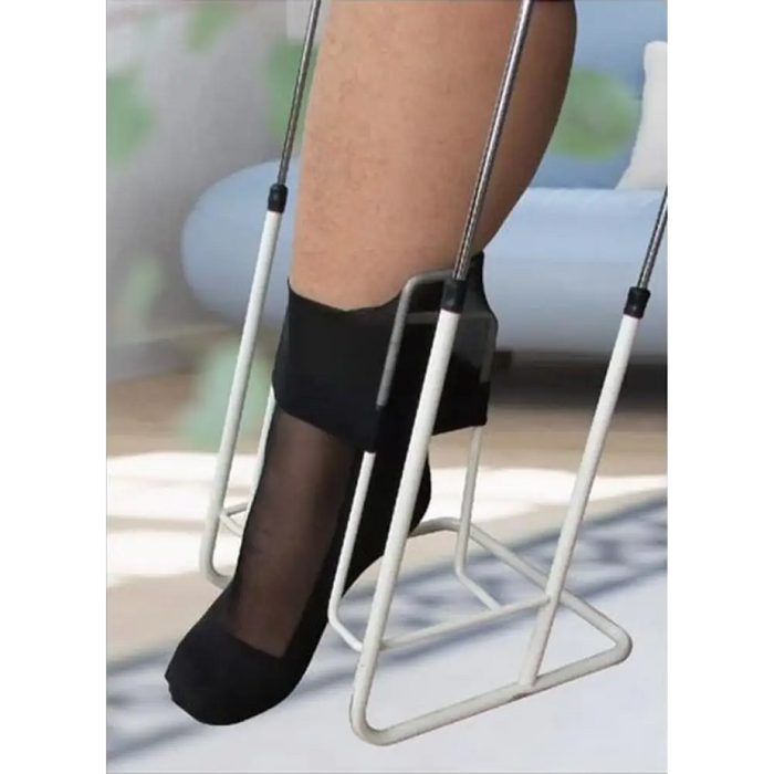Инструмент за обуване на компресионни чорапи и чорапогащи