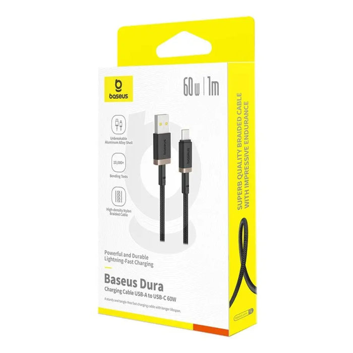 Кабел за бързо зареждане Baseus Dura USB тип A към тип C 60
