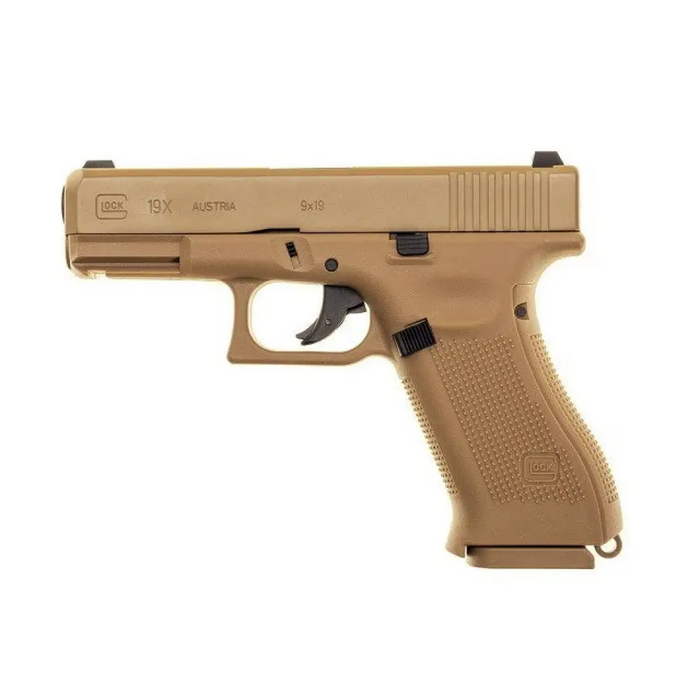 Въздушен пистолет Glock 19X 4,5 mm Coyote BB CO2.