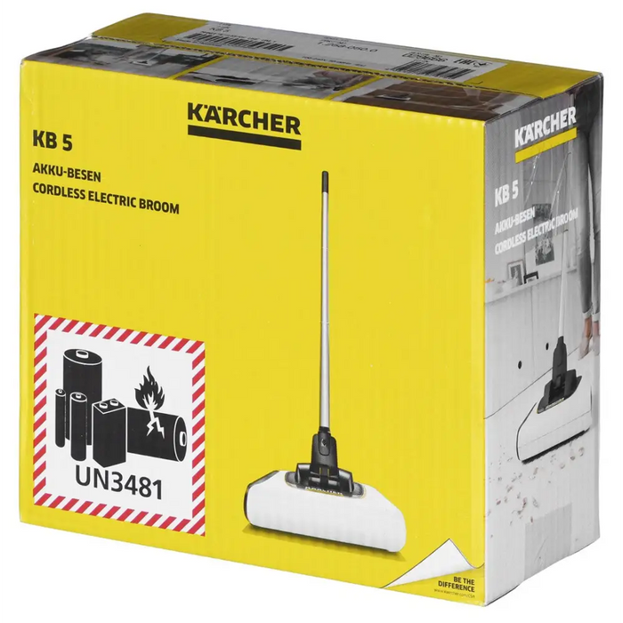 Kärcher KB 5 Електрическа метла Battery Dry Bagless 0.37 L