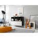 Холна гарнитура Cama ROCO 12 (RO1 + 3xRO6) черно/черно/бяло