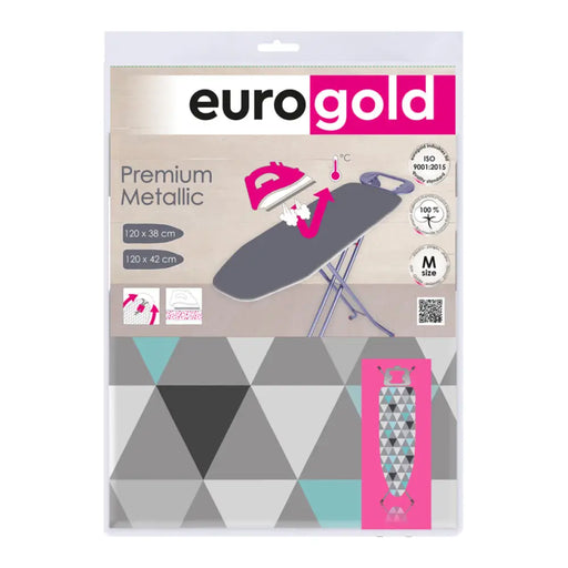 КАЛЪФ ЗА ДЪСКА ЗА ГЛАДЕНЕ M 120 X 38 СМ EUROGOLD METALLIC