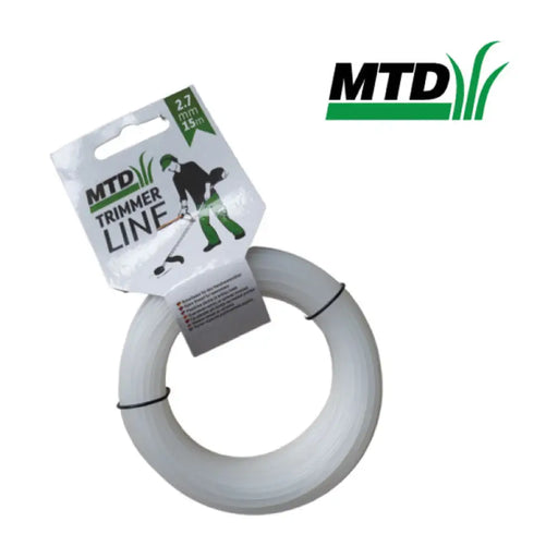 КОРДА ЗА ТРИМЕР ПРОФИЛ КРЪГ MTD 2.7 MM 15 M