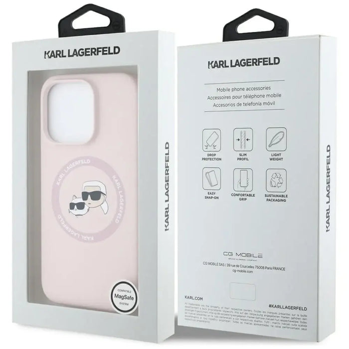 Силиконов калъф Karl Lagerfeld MagSafe с двойни глави