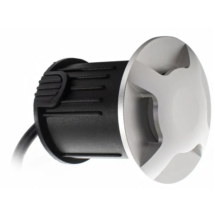 LED ТЯЛО ЗА ВГРАЖДАНЕ В ЗЕМЯ 24V 3W 6000K IP67 Ф60 СРЕБРО