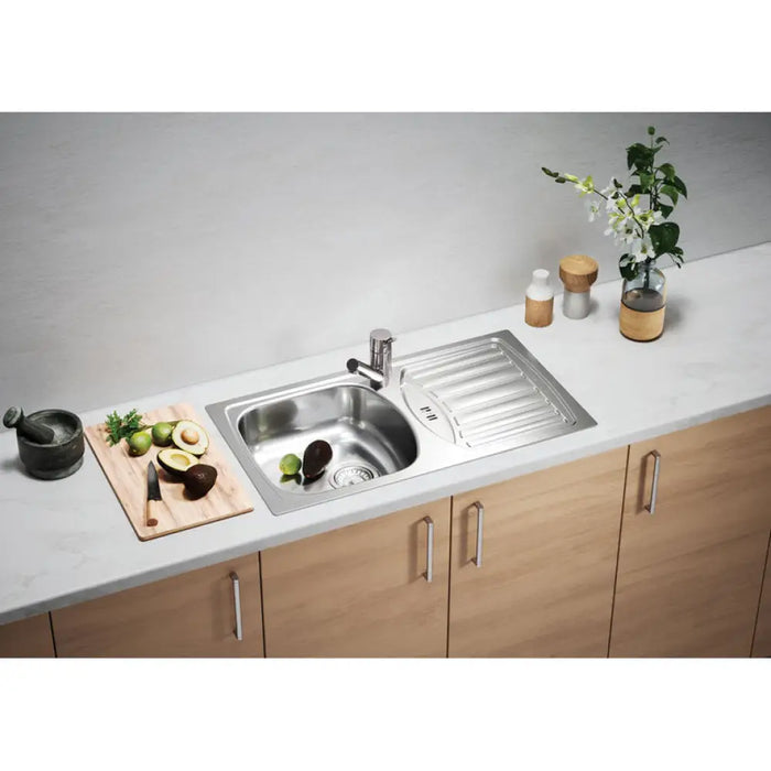 КУХНЕНСКА МИВКА ALVEUS BASIC 150 ДЯСНА 78Х43.5Х14 СМ.