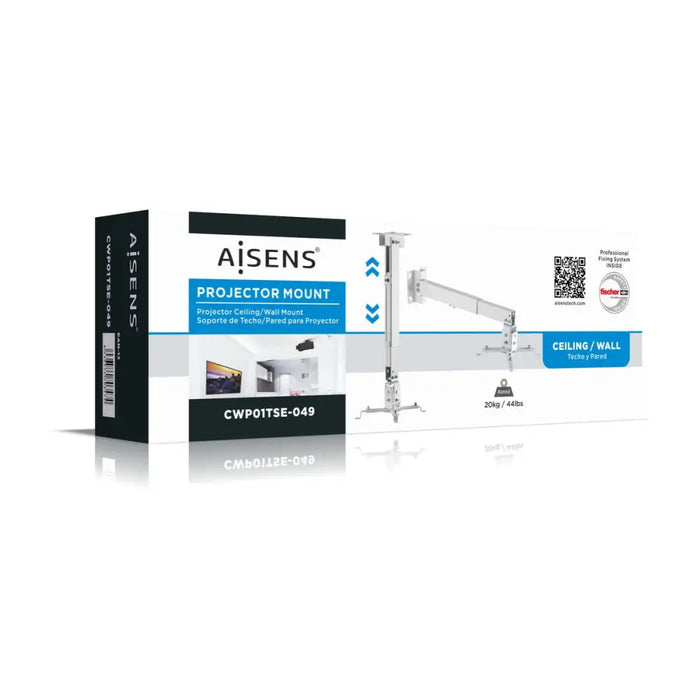 Поставка за таван за проектор Aisens CWP01TSE-049 Бял