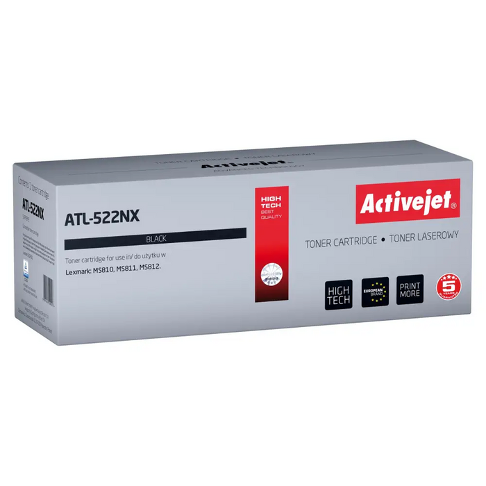 Тонер Activejet ATL-522NX (заместител за Lexmark 52D2H00;