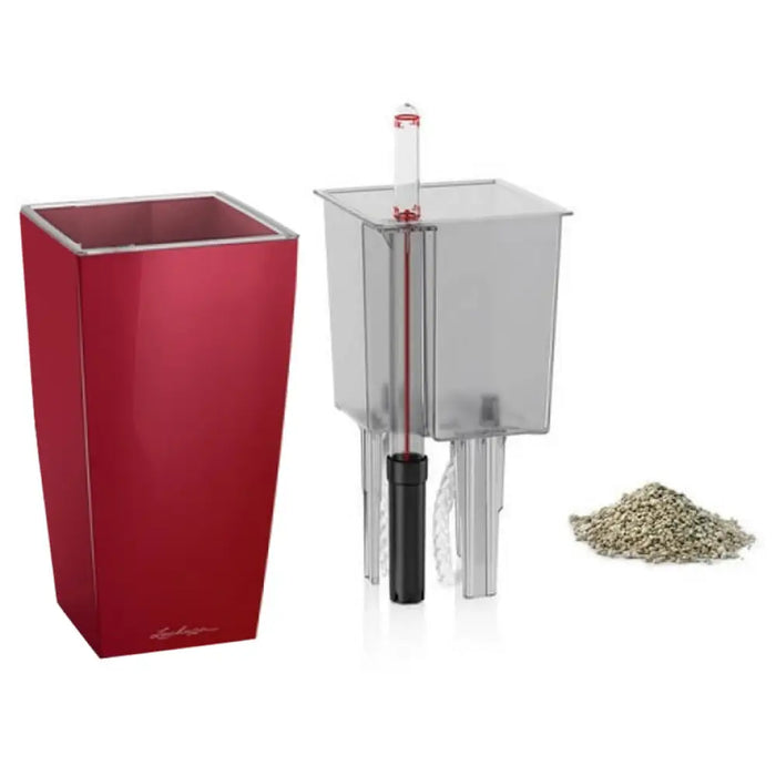 КАШПА 9.5X9.5CM С НАПОИТЕЛНА СИСТЕМА LECHUZA MINI CUBI