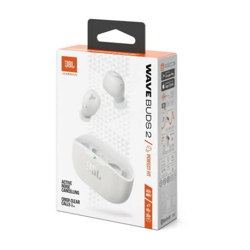 Безжични слушалки JBL Wave Buds 2 TWS Bluetooth 5.3 бели