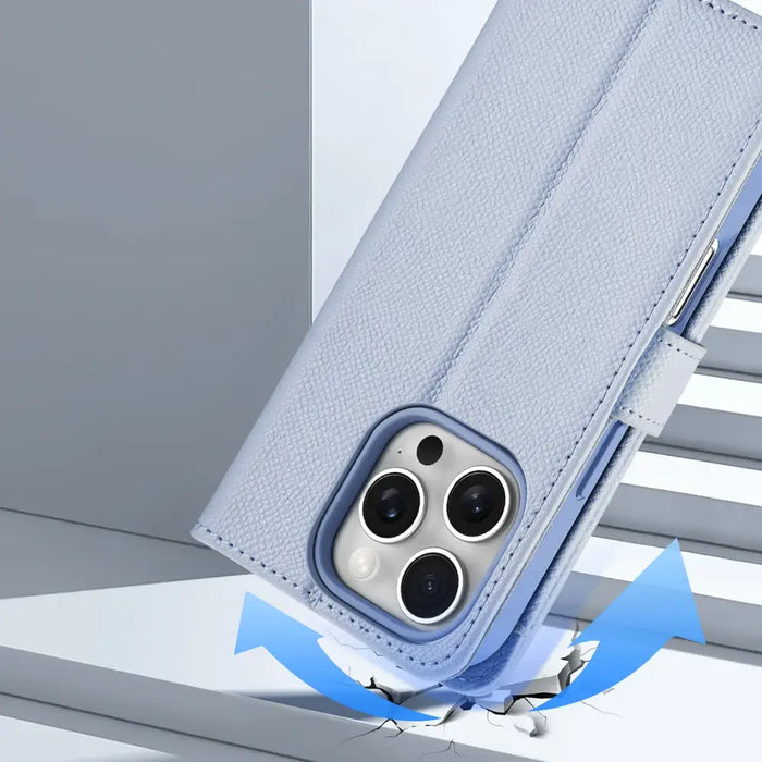 Кожен калъф Dux Ducis Lawa за iPhone 16 Pro със свалящ
