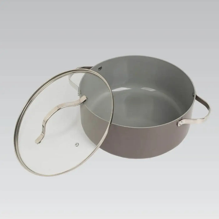 Гювеч с капак MAESTRO MR-4009 (MR-4009-28) 28 см 7.0 л Сив