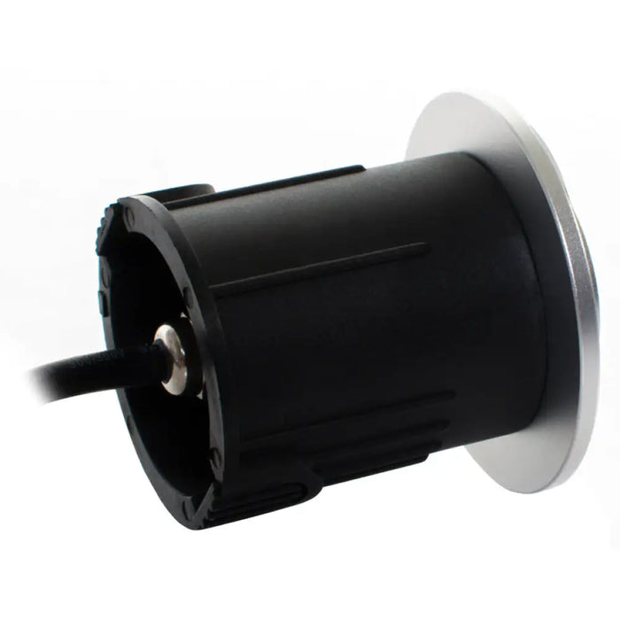 LED ТЯЛО ЗА ВГРАЖДАНЕ В ЗЕМЯ 24V 3W 6000K IP67 Ф60 СРЕБРО