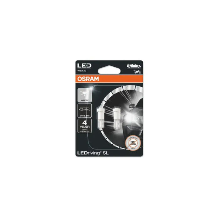 КОМПЛЕКТ 2бр. LED ЛАМПИ 2723DWP-02B W2.3W/T5 6000K 12V