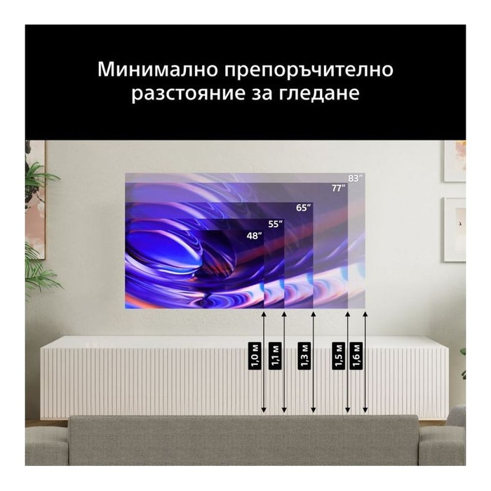 Телевизор Sony K65A65PB , 165 см, 3840x2160 UHD-4K , 65 inch, Android , OLED , Smart TV