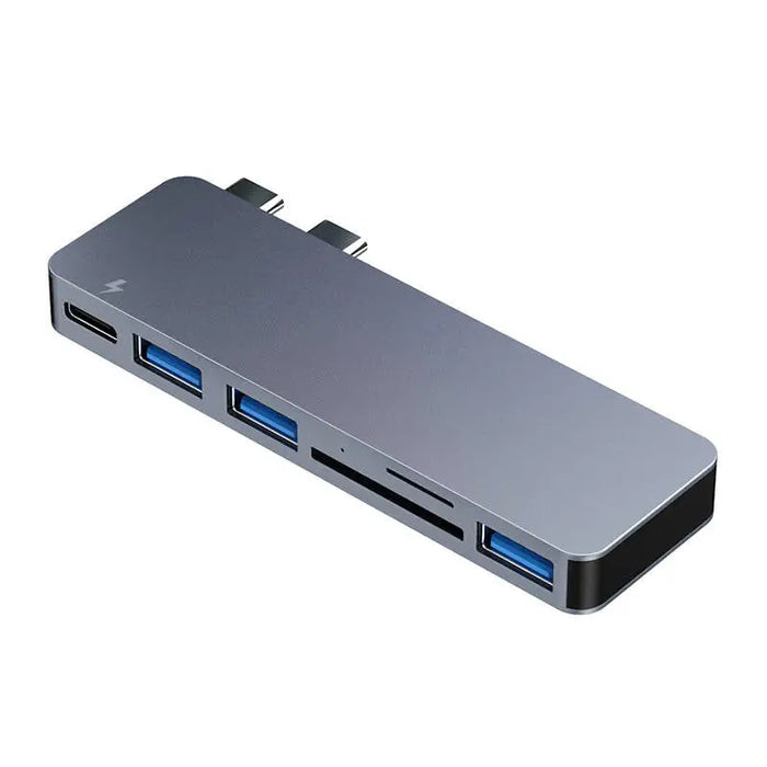 6в2 хъб RayCue 2x USB - C към Thunderbolt 3 + 3x USB