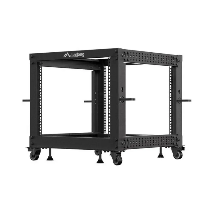 Lanberg отворена стойка 19’’ 9U 600x600-1100 регулируема