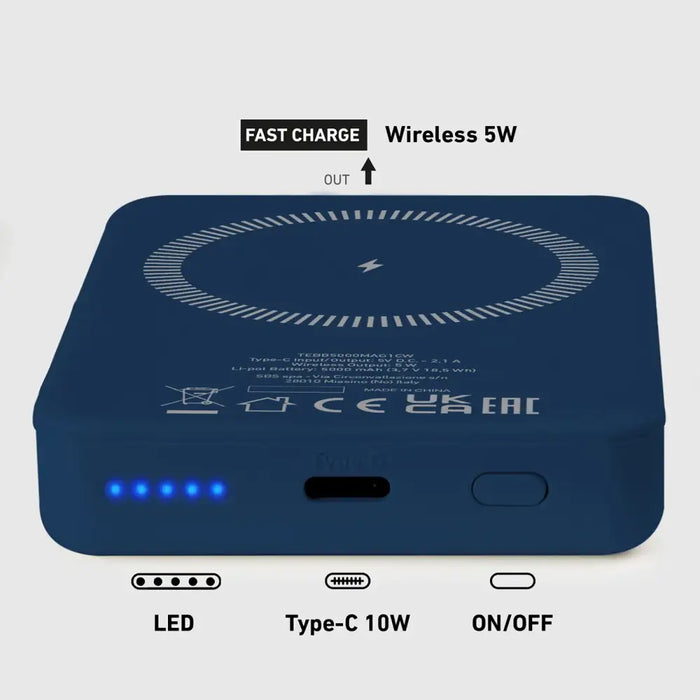 Преносима батерия Powerbank SBS TEBB5000MAG1CB 5000 mAh