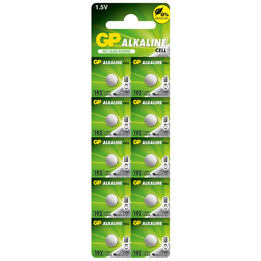 Бутонна алкална батерия GP BATTERIES GP192 LR-41 1.55V AG3