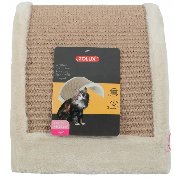 Котешка драскалка Zolux Полукръгла - бежова