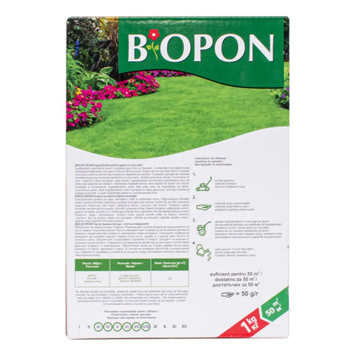 ТВЪРД ТОР ЗА ТРЕВНИ КИЛИМИ ПРОТИВ ПЛЕВЕЛИ 1KG BIOPON