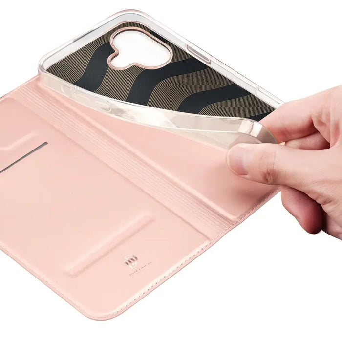 Калъф Dux Ducis Skin Pro за iPhone 16 с капак и слот