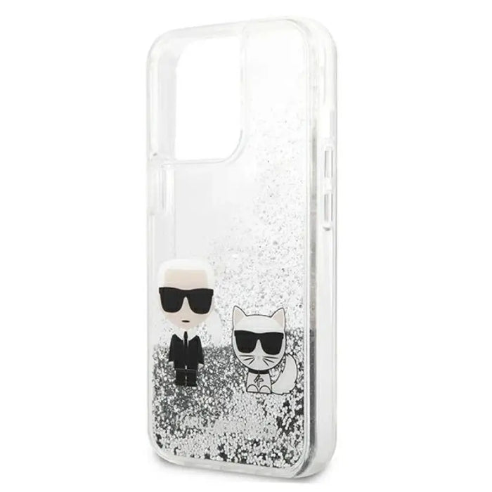 Калъф Karl Lagerfeld Liquid Glitter Karl&Choupette
