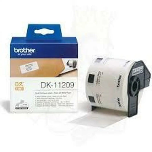 Етикети за принтер Brother DK-11209 Черен/Бял 62 x 29 mm (3