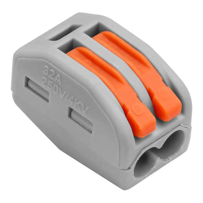 ДВОЙНА БЪРЗА ЛУСТЕР КЛЕМА 2P 100 БРОЯ D-IL