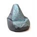 Сако чанта пуф Pear print grey-lama L 105 x 80 cm