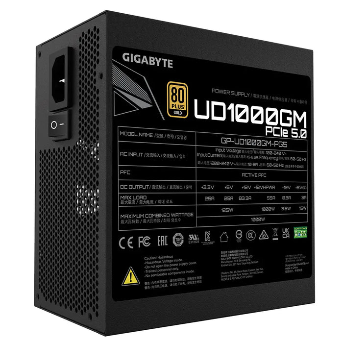 Захранващ блок Gigabyte UD1000GM PG5 1000W