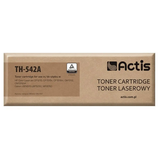Тонер Actis TH-542A (заместител за HP 125A CB542A Canon