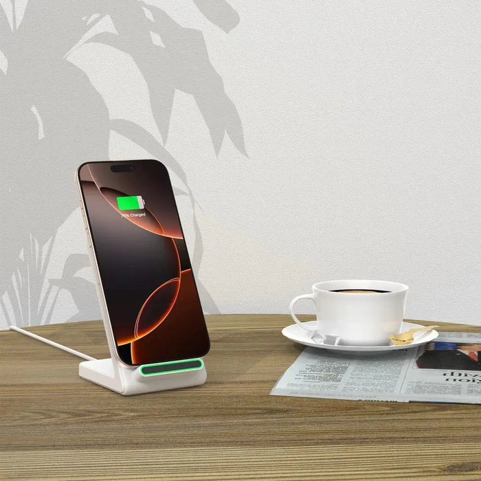 Безжично зарядно Tech-Protect QI15W-A40 - бяло