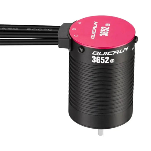 Безчетков мотор Hobbywing QuicRun 3652SL G2 3250KV - черен