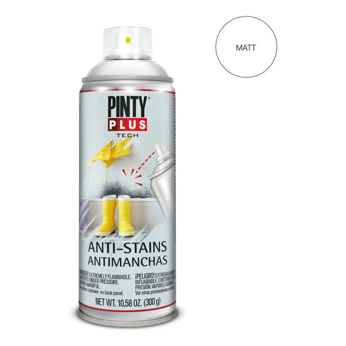 СПРЕЙ БОЯ ПРОТИВ ПЕТНА БЯЛ МАТ 400 ML PINTY PLUS