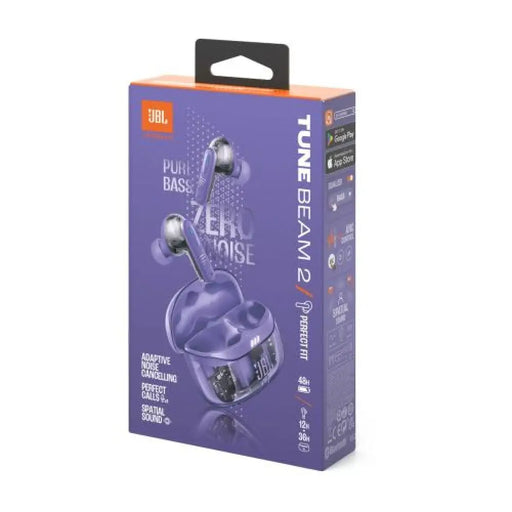 Безжични слушалки JBL Tune Beam 2 Ghost Edition TWS
