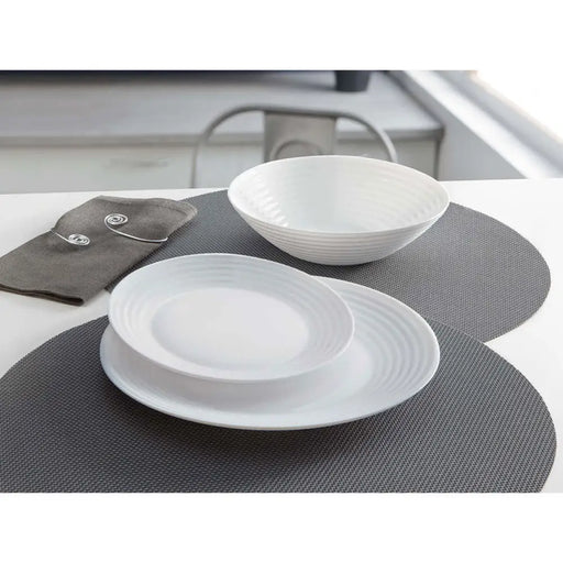 СЕРВИЗ ЗА ХРАНЕНЕ 19 ЧАСТИ БЯЛ LUMINARC HARENA