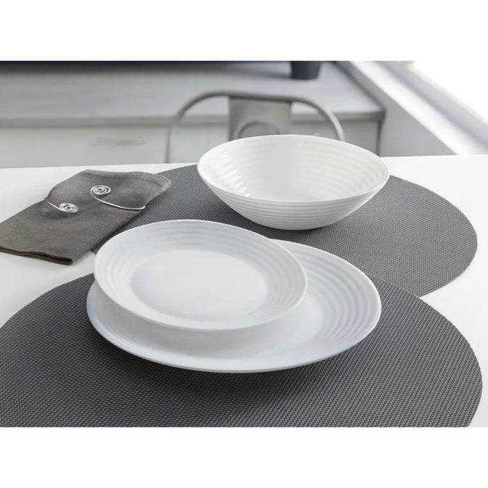 СЕРВИЗ ЗА ХРАНЕНЕ 19 ЧАСТИ БЯЛ LUMINARC HARENA