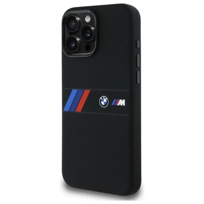 Силиконов калъф MagSafe със средна лента BMW за iPhone 16