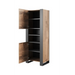 Етажерка WOOD 65x40x170,5 дъб вотан + антрацит