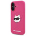 Карл Лагерфелд Силиконов калъф Choupette Head Print MagSafe