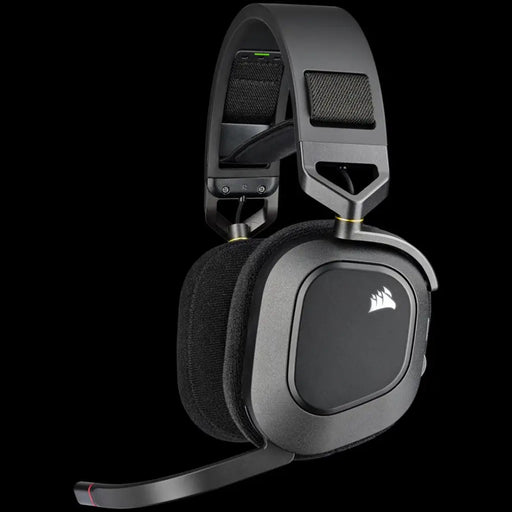 Блутут слушалки с микрофон Corsair HS80 RGB Черен