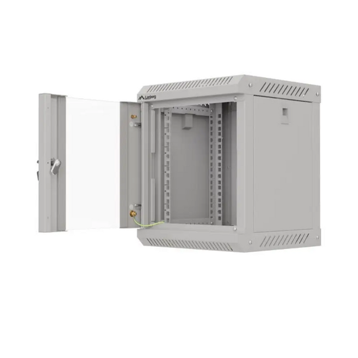 Шкаф Lanberg 10’’ за стенен монтаж 6U/300x300 (плосък