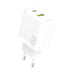 Зарядно устройство Dudao A26T GaN 25W USB-A USB-C - бяло