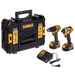 КОМПЛЕКТ ЗА ЕЛЕКТРОИНСТРУМЕНТИ DEWALT DCK2062M2T (DCD709