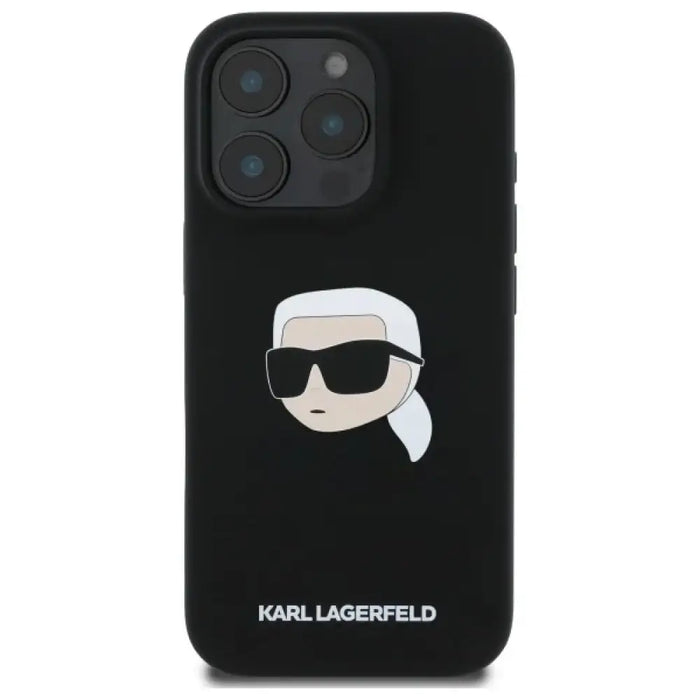 Силиконов калъф MagSafe за iPhone 16 Pro Karl Lagerfeld