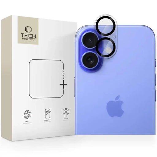 Капак за камера Tech-Protect Cam Fit + за iPhone 16 / 16