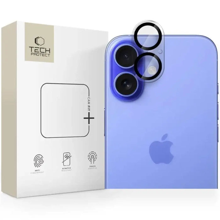 Капак за камера Tech-Protect Cam Fit + за iPhone 16 / 16