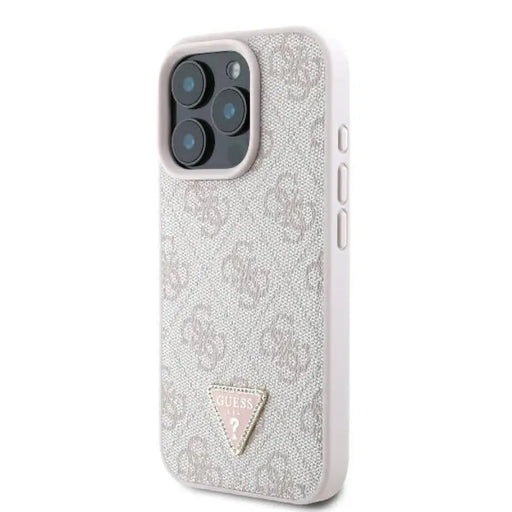 Guess кожен калъф с метално лого Strass Crossbody за iPhone