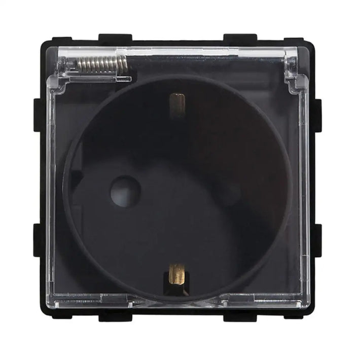 КОНТАКТ ЕДИНИЧЕН С КАПАК ЧЕРЕН LUXON